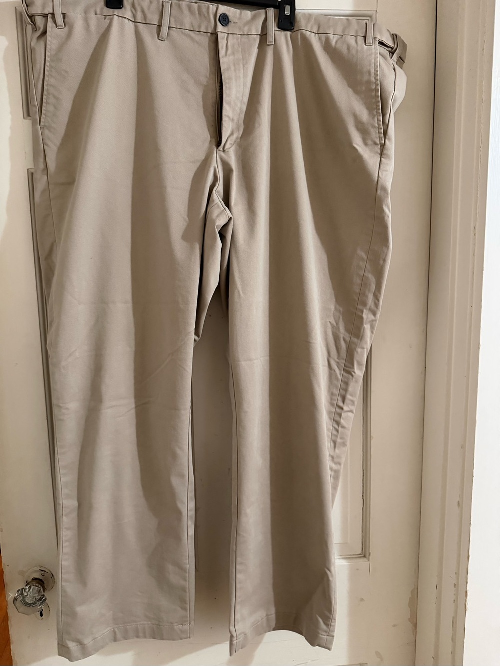 Lands' End Men's Khaki Straight-Leg Chinos - Light Tan
